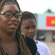 “That’s police brutality; I don’t give a damn what nobody say, that’s police brutality.” Brittney Gilliam talks to reporters about the incident with Aurora police officers while she was taking her nieces, sister and daughter to a nail salon.